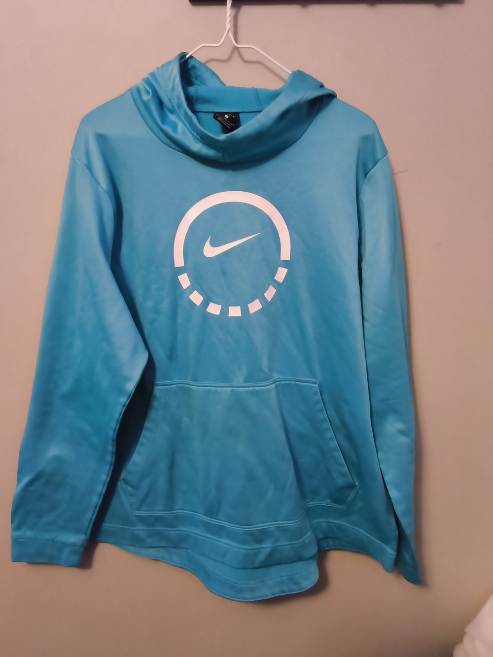 Nike Women's Blue Pullover Hoodie Sweatshirt